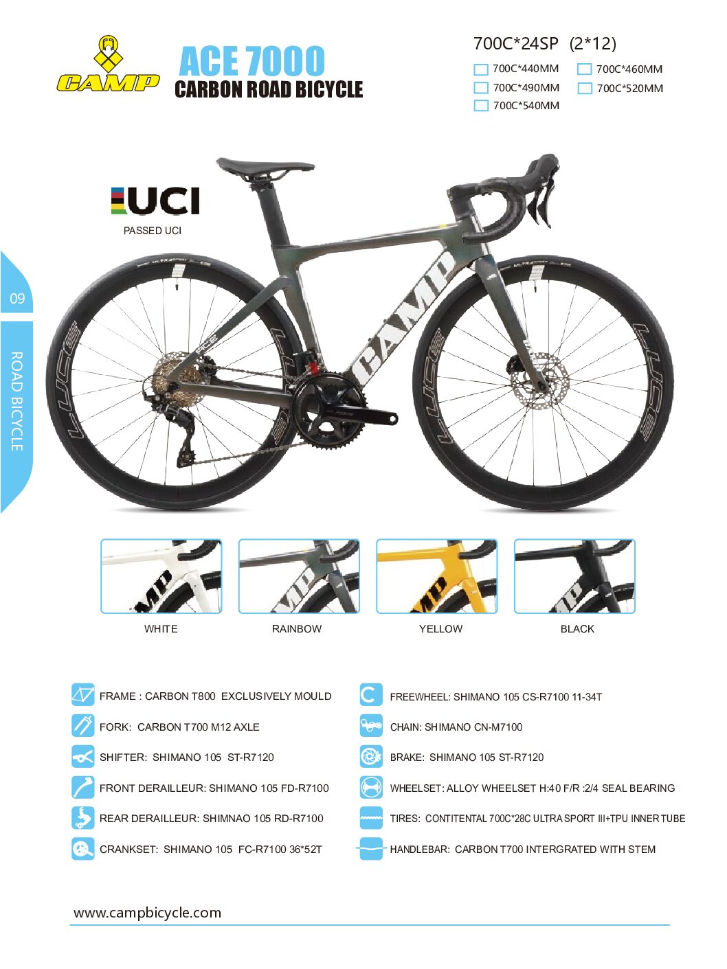 ACE  7000 CAMP BIKES