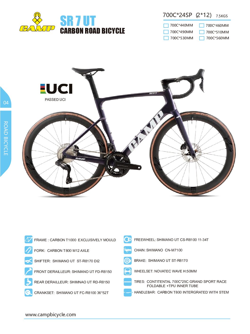 SR 7 UT  CAMP BIKES