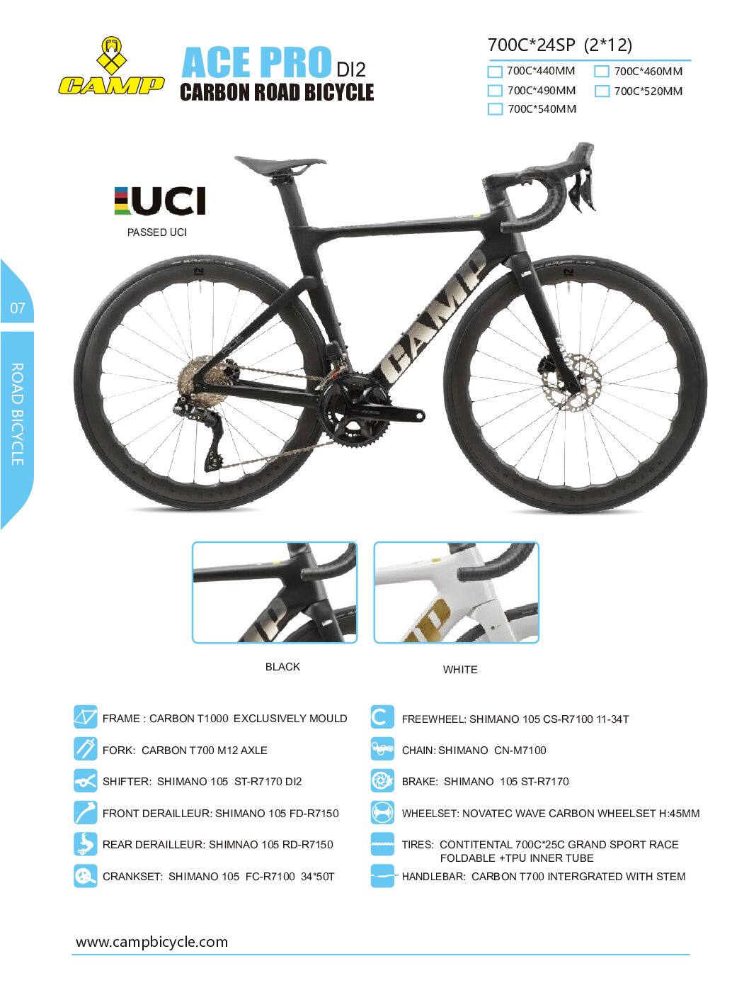 ACE PRO CAMP BIKES