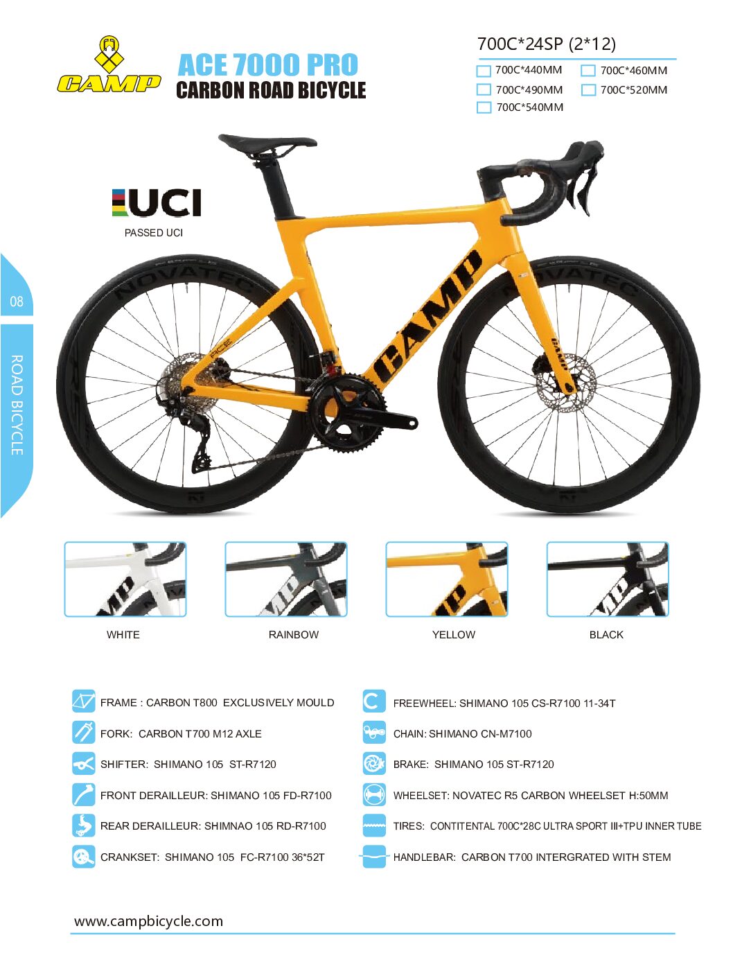 ACE 7 PRO  CAMP BIKES